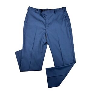 NWT Jos. A. Bank Traveler Performance Tailored Fit Dress Pants Navy Blue 36x29